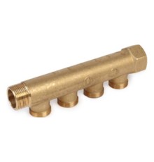 Коллектор сантехнический Giacomini 1" x 3/4"E /2, R580CY052 Коллектор сантехнический Giacomini 1" x 3/4"E /2, R580CY052