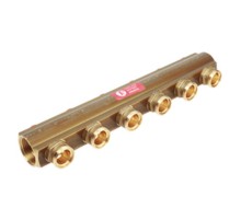 Коллектор Giacomini с отсечными клапанами 1" x 18 /10, R553SY010