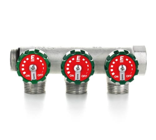 Коллектор модульный ELSEN 3/4" 2х3/4" ЕК TIN латунь Коллектор модульный ELSEN 3/4" 2х3/4" ЕК TIN латунь