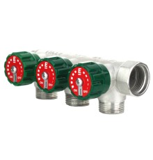 Коллектор модульный ELSEN 3/4" 3х3/4" ЕК TIN латунь Коллектор модульный ELSEN 3/4" 3х3/4" ЕК TIN латунь
