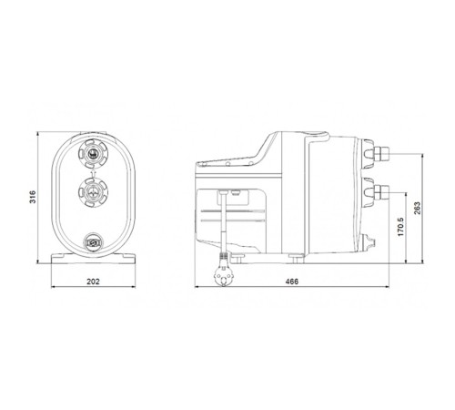 Установка насосная автоматическая Grundfos SCALA1 5-55 Установка насосная автоматическая Grundfos SCALA1 5-55