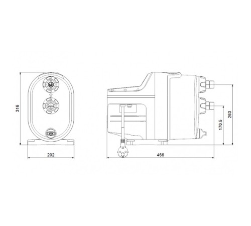 Установка насосная автоматическая Grundfos SCALA1 3-35 Установка насосная автоматическая Grundfos SCALA1 3-35