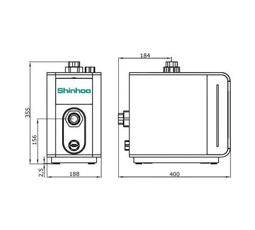 Установка повышения давления Shinhoo AQUAMASTER 3-45 Установка повышения давления Shinhoo AQUAMASTER 3-45