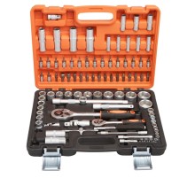 Набор инструментов P.I.T. MaxPiler MXT-94-SET (94 предметов, 1/2" и 1/4", CrV)