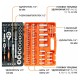 Набор инструментов P.I.T. MaxPiler MXT-108-SET (108 предметов, 1/2" и 1/4", CrV)