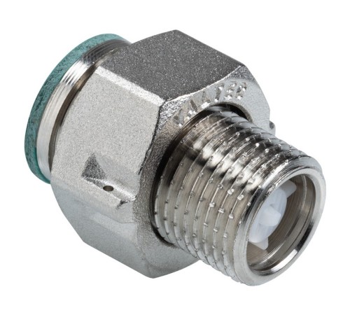 Полусгон с накидной гайкой VALTEC, с обратным клапаном 1/2" (VT.612) Полусгон с накидной гайкой VALTEC, с обратным клапаном 1/2" (VT.612)