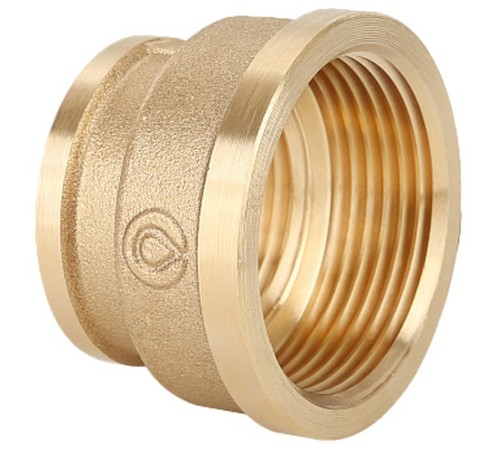 Муфта Gappo переходная ВР-ВР латунная 1 1/2" х 1" Муфта Gappo переходная ВР-ВР латунная 1 1/2" х 1"
