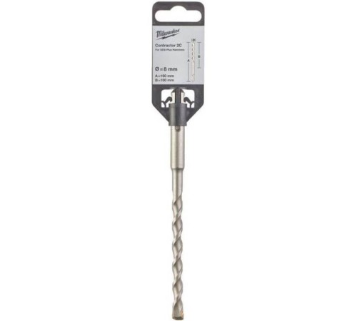 Бур Milwaukee SDS+ CONTRACTOR 8x160 Бур Milwaukee SDS+ CONTRACTOR 8x160