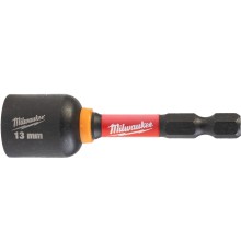 Насадка торцевая Milwaukee 1/4" HEX SHOCKWAVE 13x65мм Насадка торцевая Milwaukee 1/4" HEX SHOCKWAVE 13x65мм