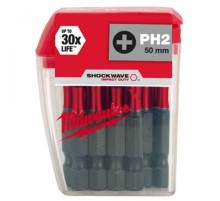 Насадка Milwaukee SHOCKWAVE PH2 50мм (упак_10) 4932430855