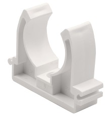 Фиксатор THERMOLIGHT для полипропиленовой трубы (клипса) 32 белый (50/300) Фиксатор THERMOLIGHT для полипропиленовой трубы (клипса) 32 белый (50/300)