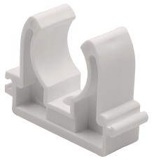 Фиксатор THERMOLIGHT для полипропиленовой трубы (клипса) 25 белый (50/450) Фиксатор THERMOLIGHT для полипропиленовой трубы (клипса) 25 белый (50/450)