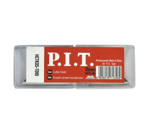 Лезвия трапецивидные P.I.T. 19x61 мм (10шт в уп) (HCTK05-T019) Лезвия трапецивидные P.I.T. 19x61 мм (10шт в уп) (HCTK05-T019)