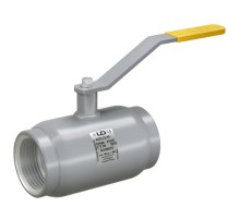 Кран шаровой стальной муфтовый LD Ду40 Ру40 полнопроходной