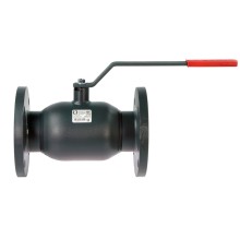 Кран шаровой РИДАН JiP-R Standard FF Ду100 Ру16 фланцевый, с рукояткой, стандартный проход