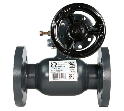 Кран шаровой стальной для воды РИДАН RJIP Premium FF DN80 PN25 WG