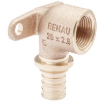 Угольник REHAU настенный ВР 16-1/2" RX , бронза Угольник REHAU настенный ВР 16-1/2" RX , бронза