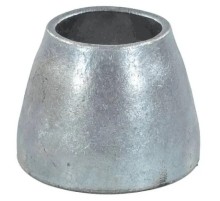 Переход ст исп 2 конц оц Дн133х108-5х4 (Ду125х100) б/шов ГОСТ 17378-2001