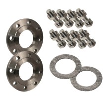 Комплект ответных фланцев LD Ду125 Ру25 из стали 20 с прокладками и крепежем