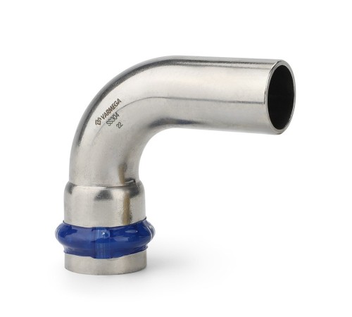 Угольник VARMEGA 90гр. однораструбный Inox Press 35x35a