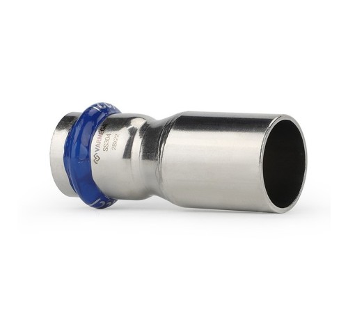 Муфта-вставка VARMEGA однораструбная Inox Press переходная 28ax22 Муфта-вставка VARMEGA однораструбная Inox Press переходная 28ax22