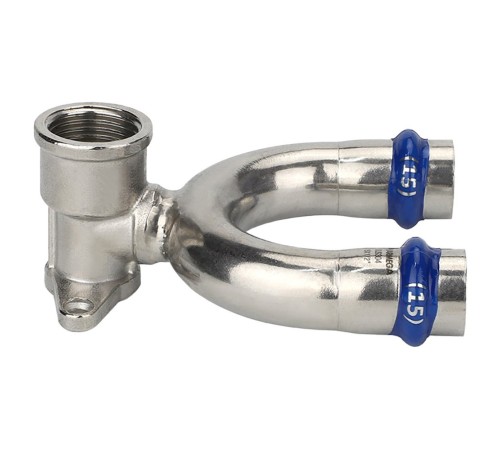 Водорозетка VARMEGA раструбная Inox Press ВР проходная 15x1/2" Водорозетка VARMEGA раструбная Inox Press ВР проходная 15x1/2"