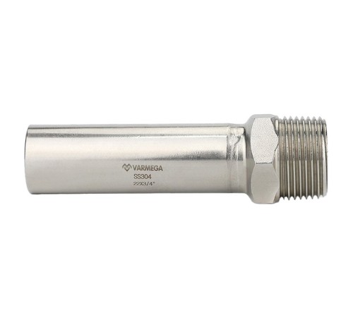 Муфта-вставка VARMEGA Inox Press НР 22ax1/2" Муфта-вставка VARMEGA Inox Press НР 22ax1/2"