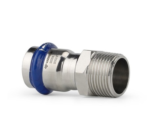 Муфта VARMEGA раструбная Inox Press НР 15x1/2" Муфта VARMEGA раструбная Inox Press НР 15x1/2"