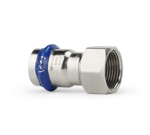 Муфта VARMEGA раструбная Inox Press ВР 15x1/2" Муфта VARMEGA раструбная Inox Press ВР 15x1/2"