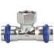 Тройник VARMEGA раструбный Inox Press ВР 18x3/4"x18