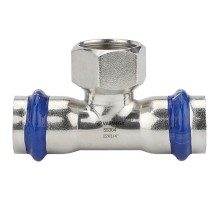 Тройник VARMEGA раструбный Inox Press ВР 22x1/2"x22