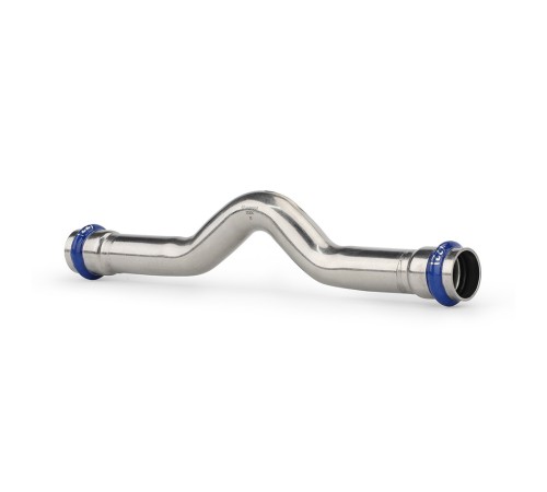 Обвод VARMEGA двухраструбный Inox Press 28x28