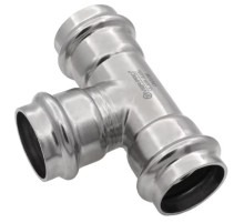 Тройник ViEiR нерж. сталь 28×28×28 VER-PRO (24/4шт)