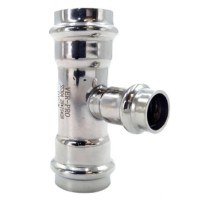 Тройник ViEiR нерж. сталь 35×28×35 VER-PRO (16/2шт)