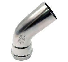 Уголок ViEiR 45 град. нерж. сталь 28а×28 VER-PRO (32/4шт)