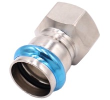 Соединитель VIEIR прямой нерж. сталь с вн.р. 28×1" VER-PRO (50/5шт)