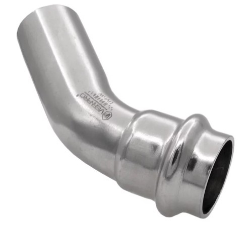 Уголок VIEIR 45 град. нерж. сталь 22а×22 VER-PRO (50/5)