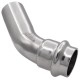 Уголок VIEIR 45 град. нерж. сталь 22а×22 VER-PRO (50/5)