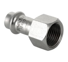 Соединитель из нержавеющей стали ВР 28х3/4 с внутренней резьбой Valtec, (VTi.902) (уп. 5 шт)