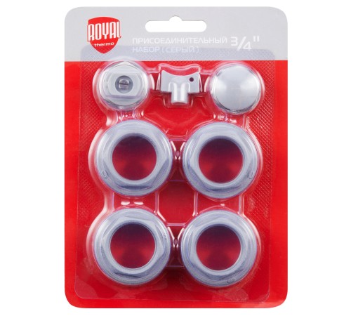 Набор присоединительный Royal Thermo 3/4'' silver Набор присоединительный Royal Thermo 3/4'' silver
