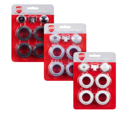 Набор присоединительный Royal Thermo 3/4'' silver Набор присоединительный Royal Thermo 3/4'' silver