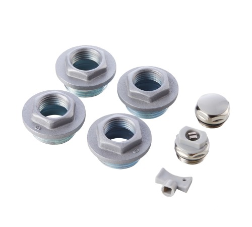 Набор присоединительный Royal Thermo 1/2'' silver