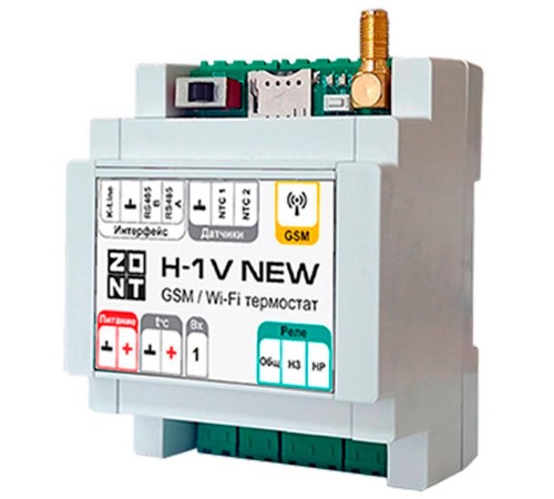 Термостат ZONT H-1V NEW (GSM + Wi-Fi)