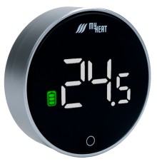 Термостат комнатный MY HEAT серебристый