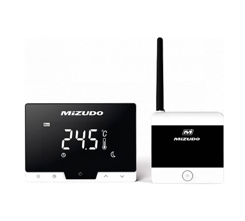 Термостат комнатный беспроводной MIZUDO Т19ХWHB-7RF без Wi-Fi Термостат комнатный беспроводной MIZUDO Т19ХWHB-7RF без Wi-Fi