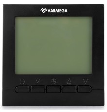 Термостат комнатный VARMEGA, VM19222, проводной, черный Термостат комнатный VARMEGA, VM19222, проводной, черный