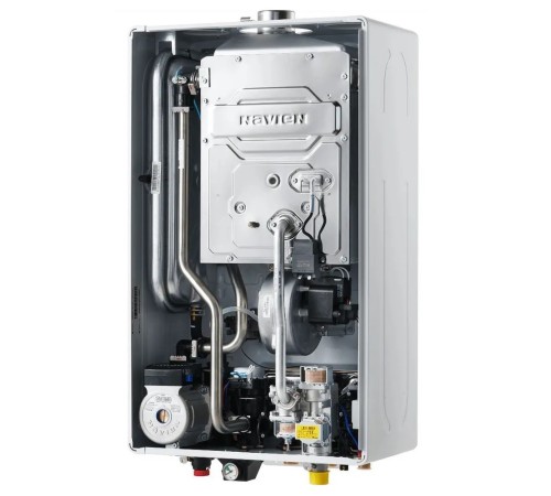Котел газовый Navien Deluxe C Plus Coaxial 35K, 2-ух контр, коаксиал., закрытая камера сгорания