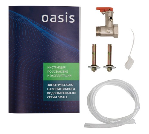 Водонагреватель OASIS LN-15 15 л., над раковиной, 1,5 кВт, бак стальной эмалированный (Китай)