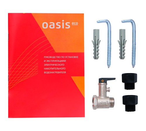 Водонагреватель OASIS Eco ER 30, 30 л., круглый, 1,5 кВт , бак стальной эмалированный