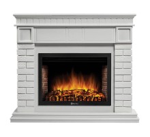 Портал Firelight Bricks 25U (угловой) камень белый, белая эмаль Портал Firelight Bricks 25U (угловой) камень белый, белая эмаль